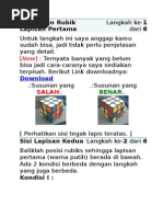Download Menyusun Rubik Lapisan Pertama by AdeChandraMultazam SN167776351 doc pdf