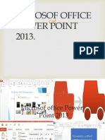 Microsof Office Power Point 2013