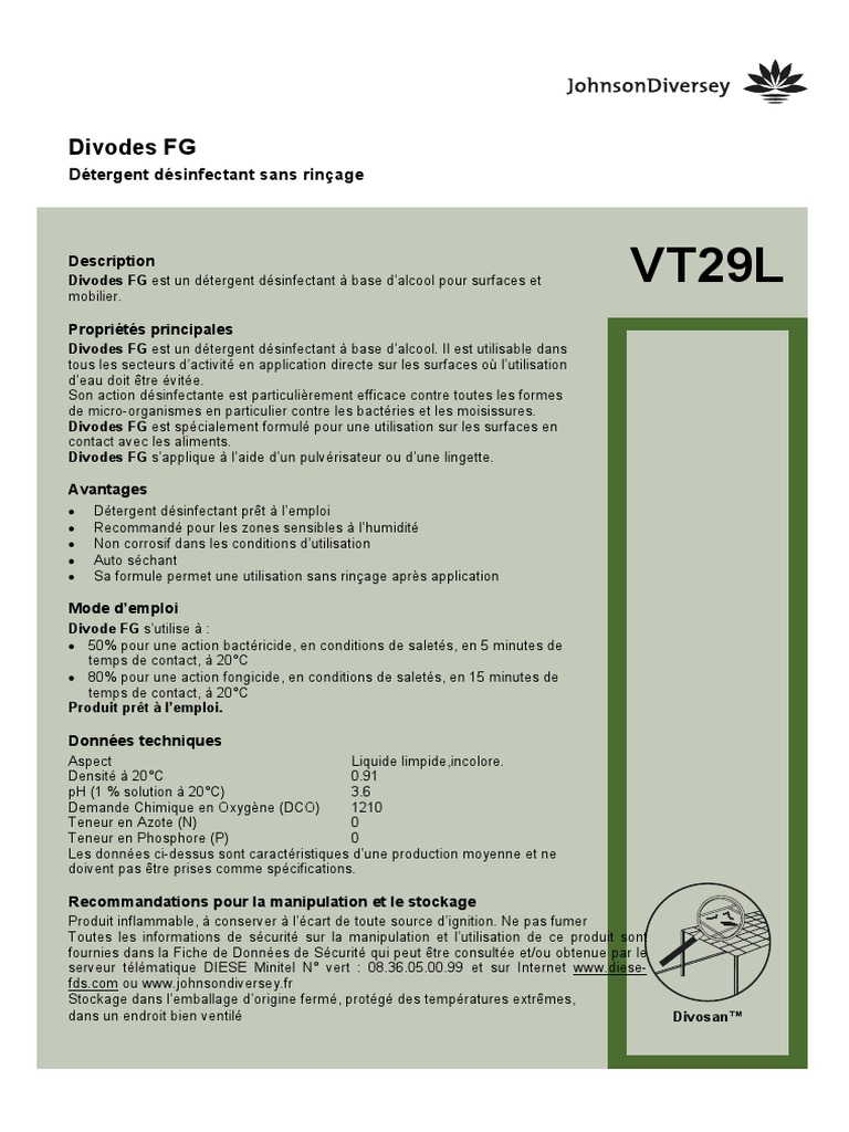 Divodes FG VT29L | PDF | Chimie | La nature