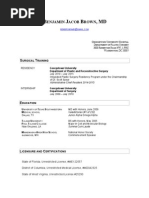 Download Benjamin Jacob Brown MD Curriculum Vitae by Ben Brown SN167783221 doc pdf