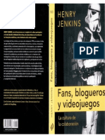 Henry Jenkins Fans Blogueros y Videojuegos