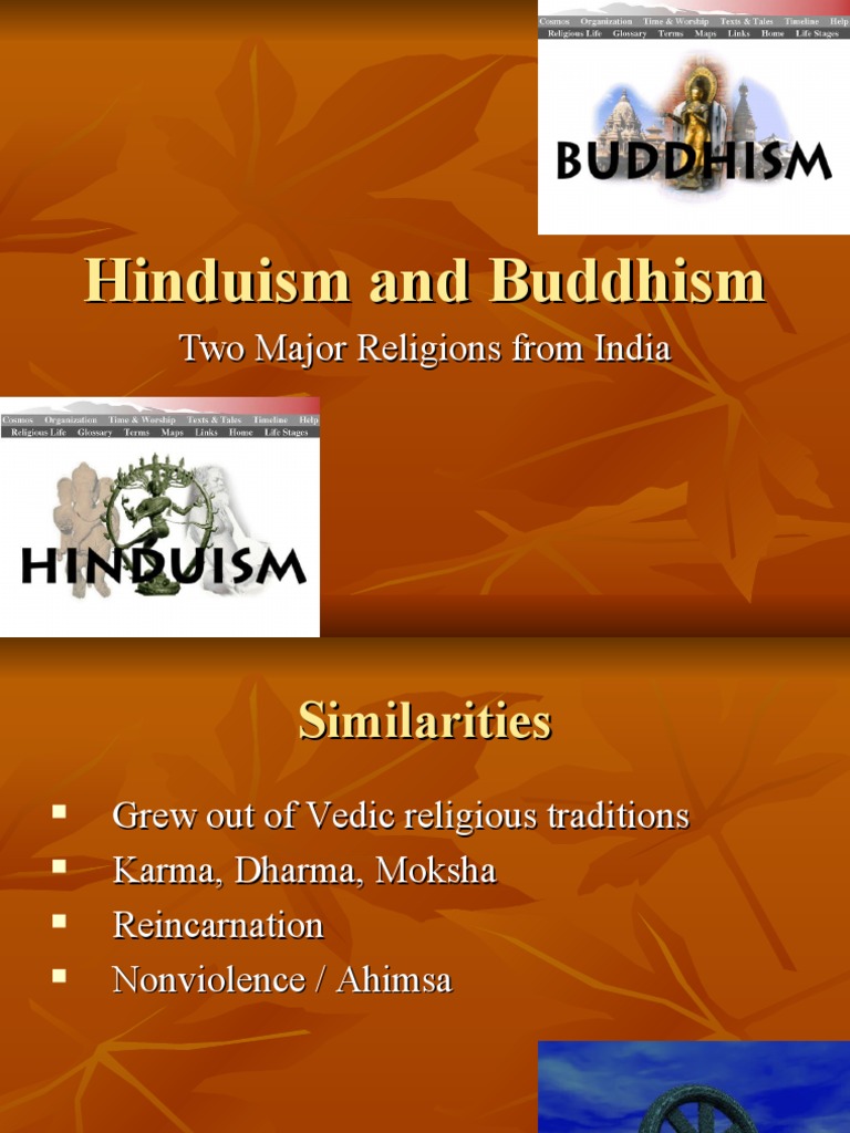 Hinduism and Buddhism Overview | PDF | Brahman | Noble Eightfold Path