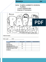 Examen 5o BIMESTRE