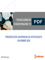 Concentracion y Espesamiento (Patricio Rodriguez)
