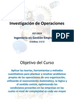 Investigación de Operaciones