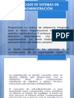 Enfoque Sistemas de Administración