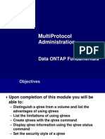 Multiprotocol Administration: Data Ontap Fundamentals