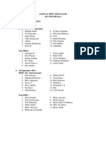 Jadwal Ppby Mengajar