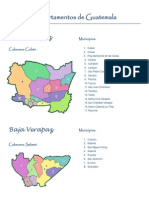 Departamentos y Municipios de Guatemala