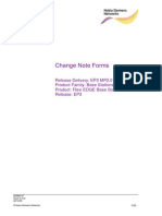 Change Note Forms