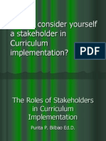 The Roles of Stakeholders in Curriculum Implementation