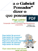 Pega Ladrão - Gabriel, o Pensador