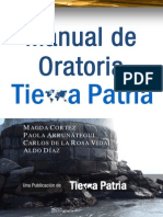 Manual de Oratoria Tierra Patria