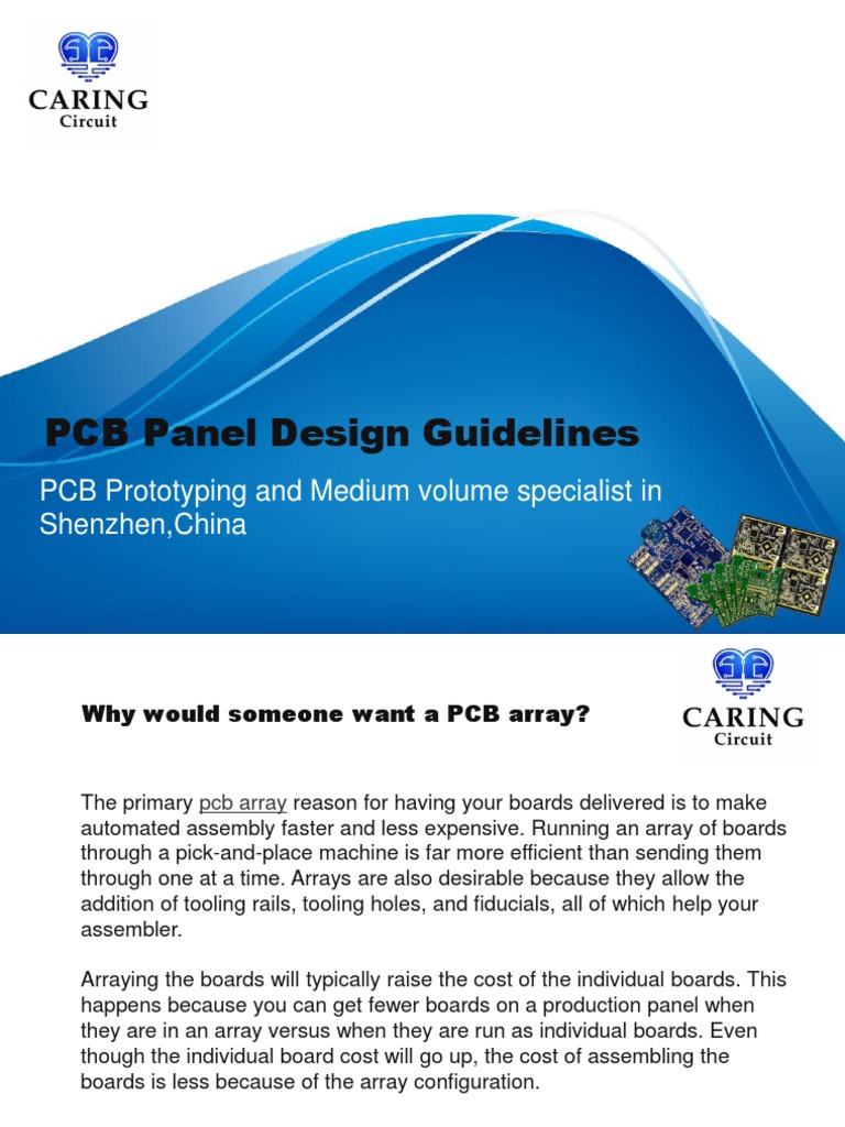 PCB Panel Design Guidelines 1 by Reliable China Circuit Boards