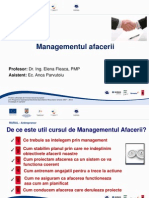 1.Prezentare Managementul Afacerii