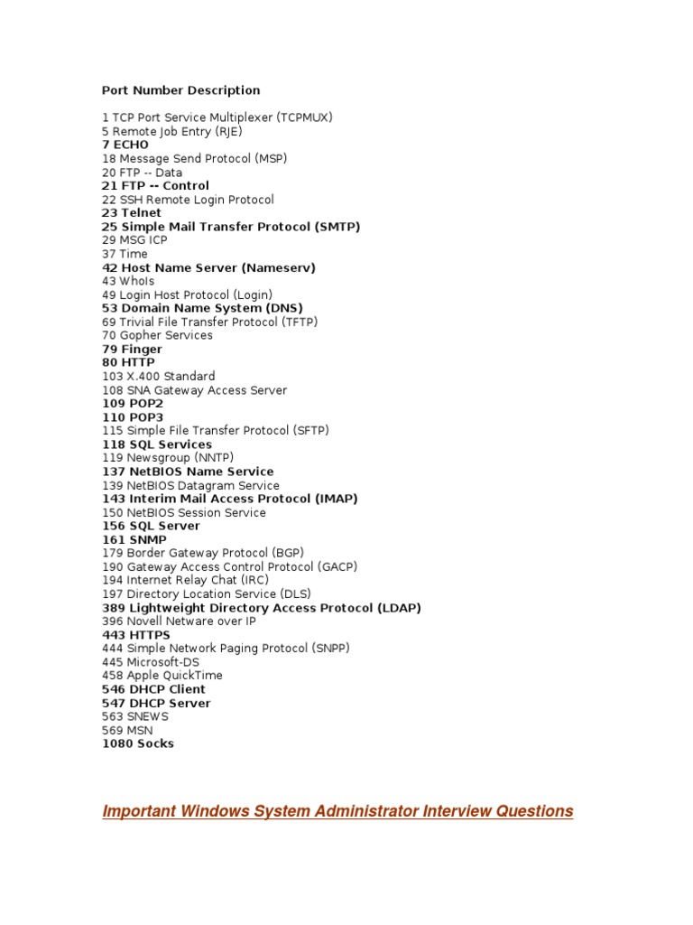 Essential Windows Admin Interview Questions | PDF | Library (Computing ...