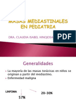 Masas Mediastinales en Pediatria