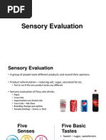 Training and Selection of Sensory Evaluation | PDF | Perception | Odor