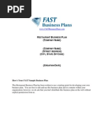 Download Restaurant Business Plan by mohe SN167861793 doc pdf