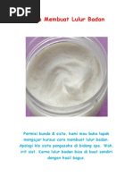 Download Cara Membuat Lulur Badan by mataharicourse SN167863746 doc pdf