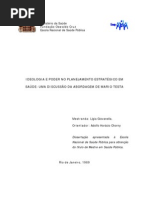 Planejamento em Saúde - Mário Testa