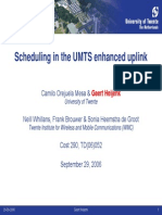 Scheduling in The UMTS Enhanced Uplink