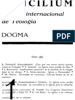 Concilium 001. Dogma