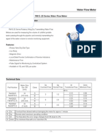 Water Flow Meter