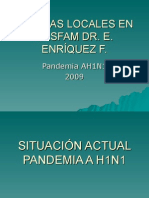 SITUACIÓN ACTUAL PANDEMIA A H1N1