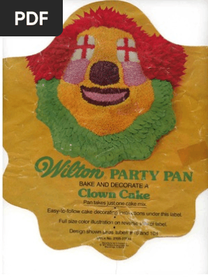 Clown Face Cakes Baking