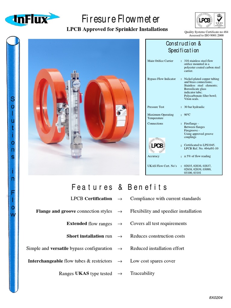 Influx Flowmeter | Pipe (Fluid Conveyance) | Valve
