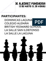 Cartel Torneo Ajedrez 2011