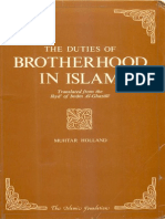 The Duties of Brotherhood in Islam