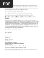 Download Complaint Letter and Evidence to Department of Homeland Security by Allen Carlton Jr SN16789205 doc pdf
