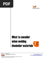 What to Consider When Welding Dissimilar Materials