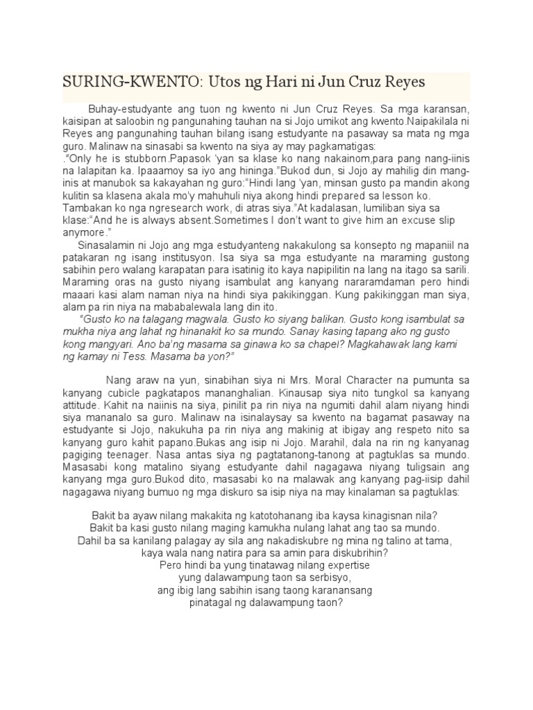 Utos ng hari essay 08 picture