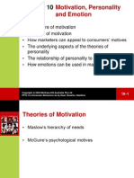 Motivation, Personality and Emotion