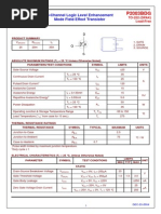 P2003BDG Niko-Sem: N-Channel Logic Level Enhancement Mode Field Effect Transistor