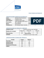 Toalla mano rollo especificaciones