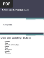 Cross Site Scripting (XSS)