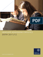 Graduate Statistics 2011-12