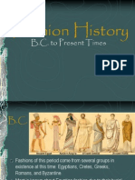 B C to 1890 Fashion History