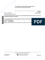 University of Cambridge International Examinations International General Certificate of Secondary Education