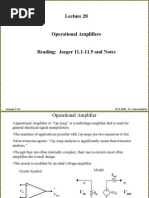 Lecture28 Operational Amplifier