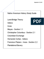 Native American History Test Study Guide