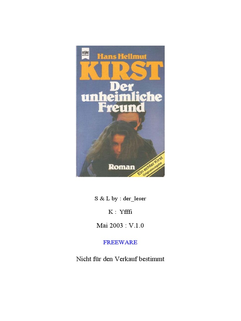 kirst hans hellmut der unheimliche freund pdf