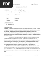 Pump Casing Damage (RCFA)