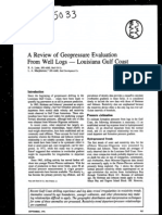 A Review of Geopressure Evaluation From Well Logs PDF