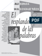 Neruda Pablo y Gonzalez Tu?on Raul - El Resplandor de Las Palabras PDF