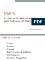 Architectural Models in a Quality Scenario-based Analysis for Self-Adapting Systems